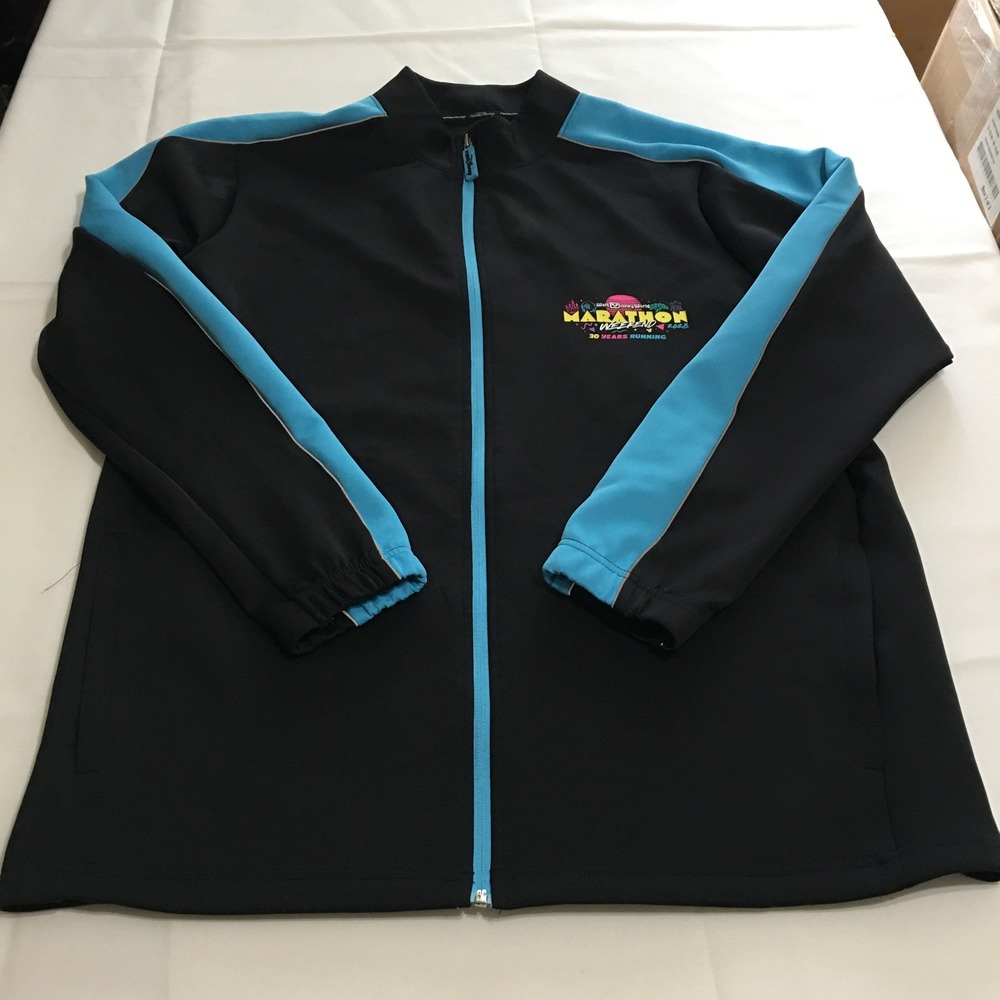 Disney Track Jacket Unisex XL Black runDisney Marathon 2023 NWT $94.99